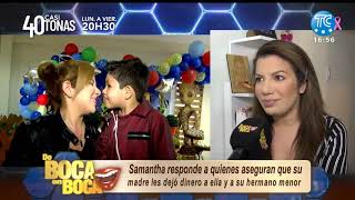 Samantha Grey Respondió A Los Comentarios Negativos Sobre Su Madre Sharon