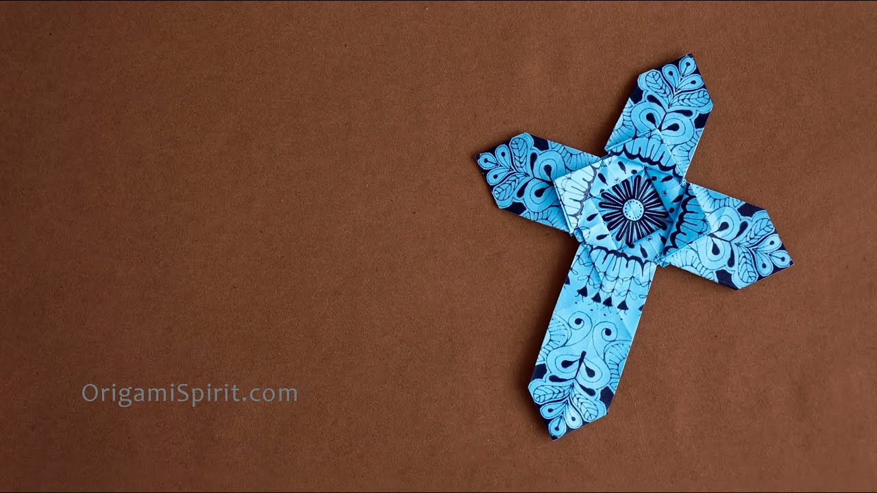 Origami Cross With Heart images