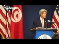 Confrence presse John Kerry Tunis