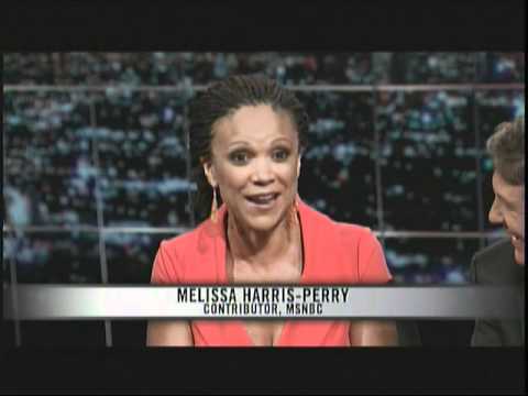 Melissa Harris Perry laughs at Sarah Palin's moronic antics