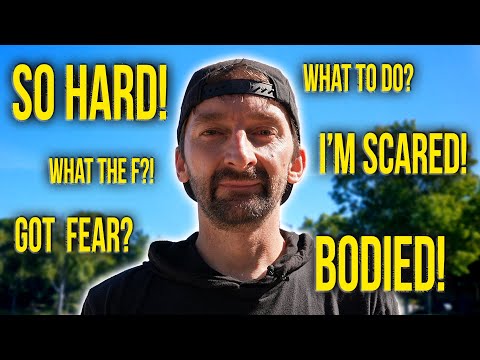 Getting over my FEAR in learning to skate again