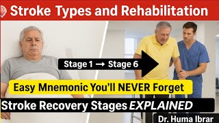 Stroke Rehab, Types & Brunnstrom Stages Explained With Easy Mnemonics Made Simple