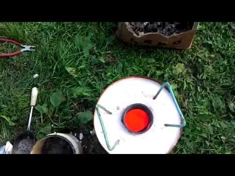 Самодельный тигель для плавки алюминия Самодельный тигель для плавки алюминия