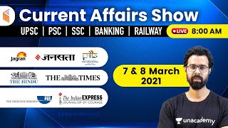 800 Am - 7 & 8 March 2021 Current Affairs Daily Current Affairs 2021 By Bhunesh Sir Wifistudy