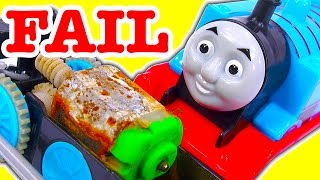 Thomas The Tank Fail Pool Tracks Teardown Damage Clic Trackmaster Vs Trackmaster 2