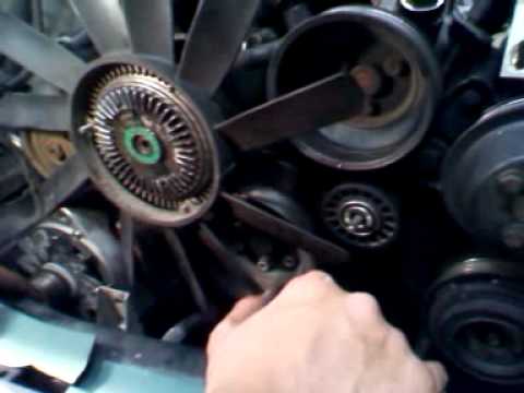 Changing a 1991 mercedes 190e alternator and belt