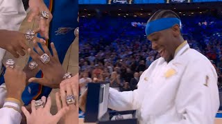 Sga And Okc Thunder Get Their 2025 Nba Championship Rings