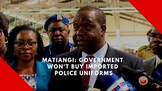 Matiangi: Government won’t buy imported police uniforms