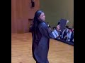 رقص الطالبة النوبية في حفل التخرج