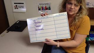 CADC Harmony Grove Head Start/ABC - Ms. Rachael - Writing