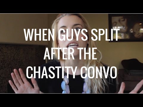 When Guys Split After the Chastity Conversation