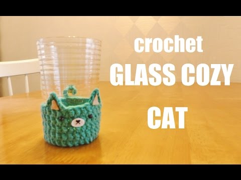グラスの嫌な水滴にはこれ!glass cozyを編もう♪