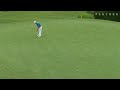 Rod Pampling drops in a 38-foot birdie putt at Crowne Plaza