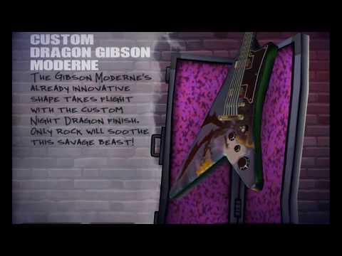 Guitar hero 1(PS2) open character and all the guitar