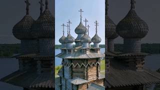 Beautiful Kizhi Island, Church, Onega Lake, Karelia, Russia