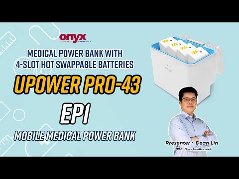 Medical Power Bank with 4-Slot Hot Swappable Batteries [ UPower-Pro43 ] EP1 