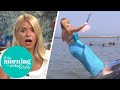 Josie Gibson Falls Into The Sea Live On Air! | This Morning