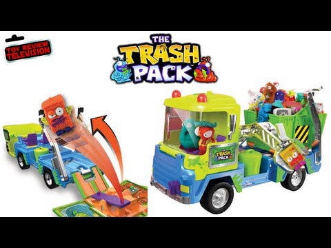 The Trash Pack Junk Truck Play Set Toy Review Unboxing