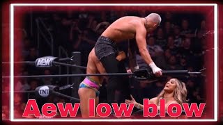 Aew Low Blow Compilation