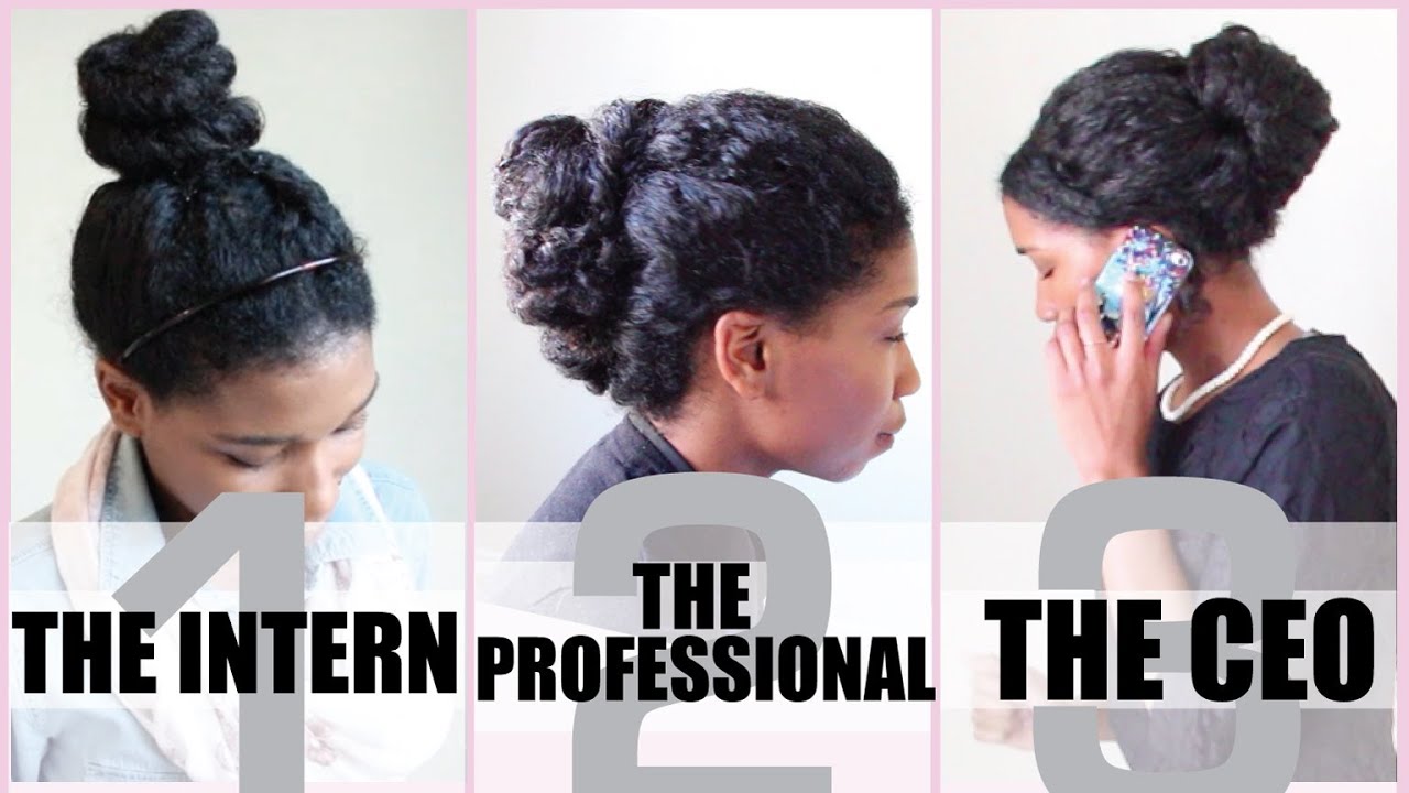NO HEAT Corporate Protective Styles for Medium Length Natural Hair ...