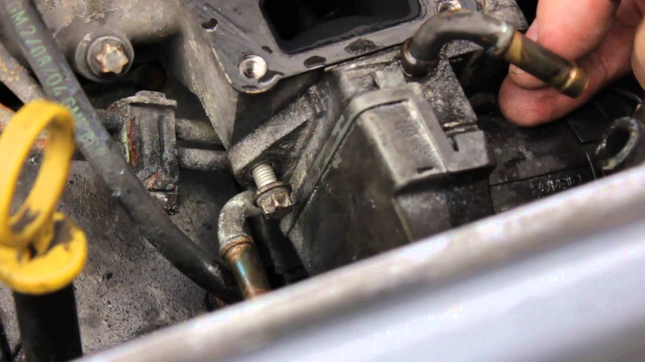 Wahler AGR wechseln Opel Zafira 2 2 DTi YouTube