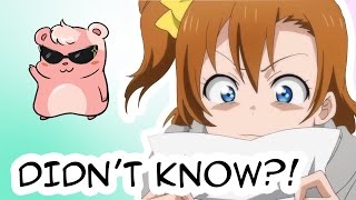 Learn Basic Japanese Through Love Live! School Idol Project - Didn't know?