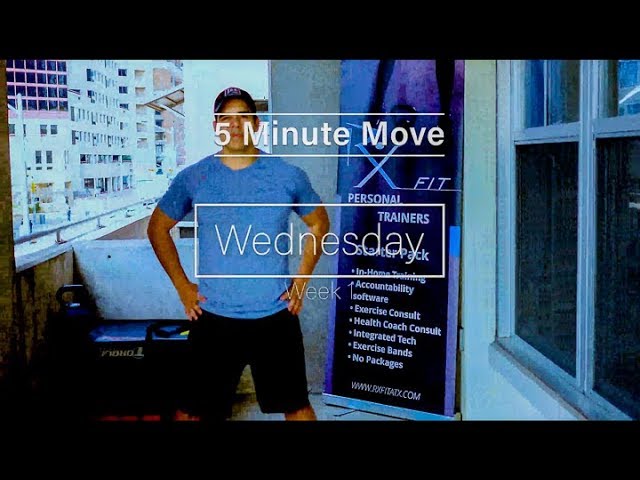 Chest and Arms - Exercise Bands - 5 Minute Move - Wednesday