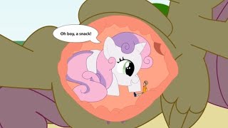 My Little Pony Giantess Fluttershy Vore By Jackurai