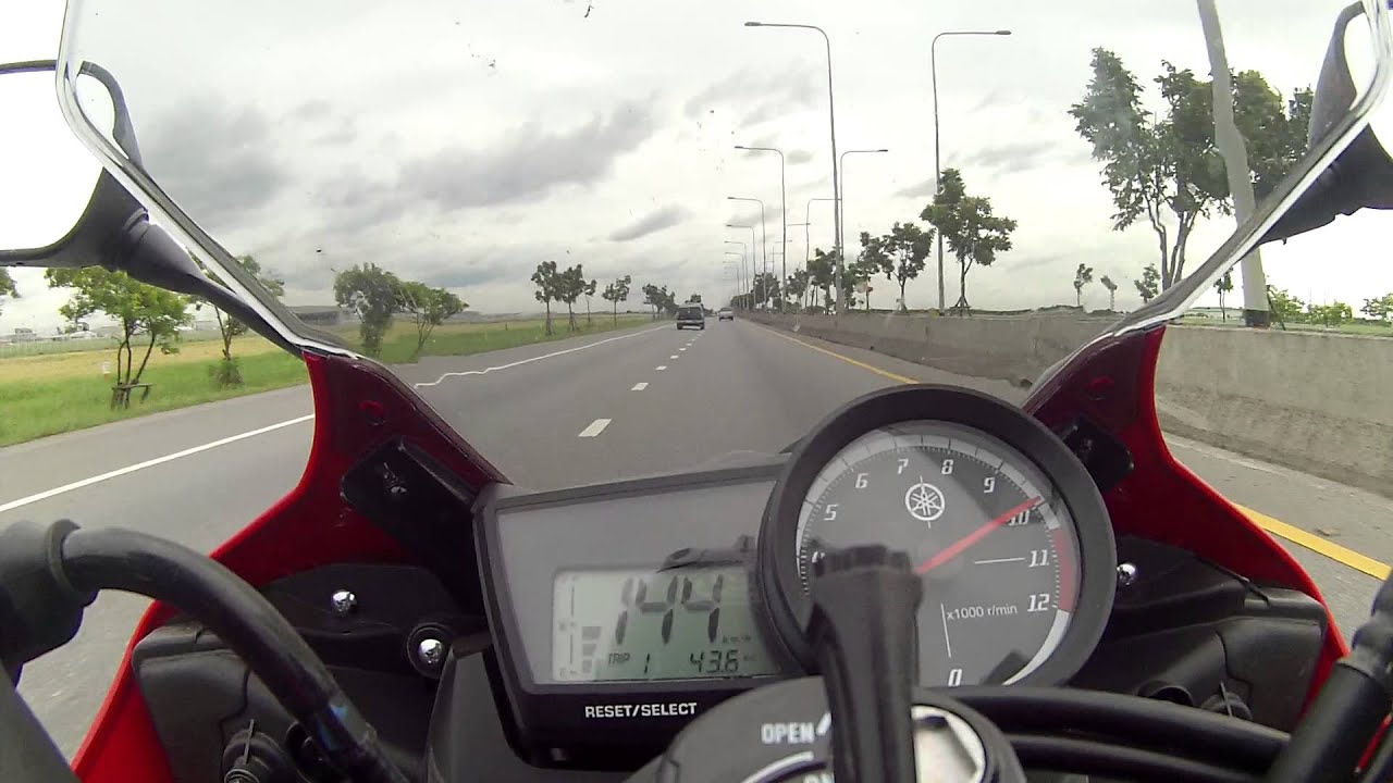 Yamaha YZF-R15 @ Top Speed #2 - YouTube