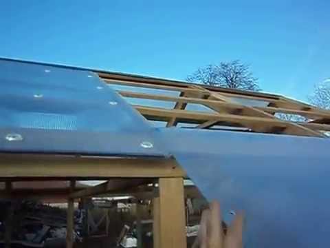 Поликарбонат сотовый монтаж своими руками видео Поликарбонат сотовый монтаж своими