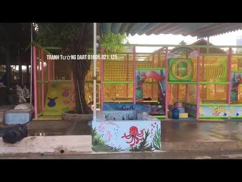 Tranh tường bể cá và tranh cá 3d