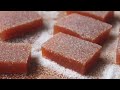Fresh Peach Candy - Peach Gelee Recipe - Jellied Peach Sweets