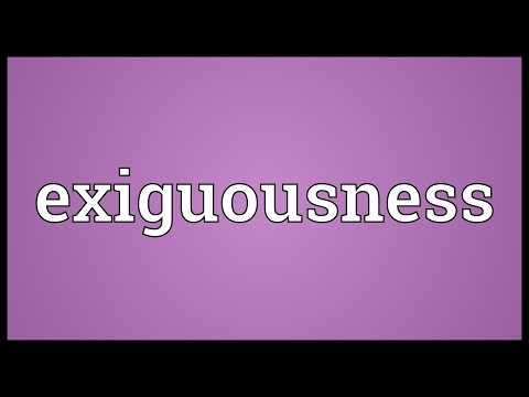Header of exiguousness