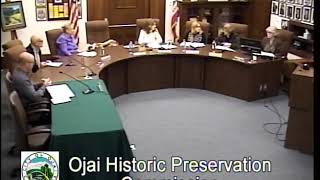 December 13, 2018 Ojai Historic Preservation Commission