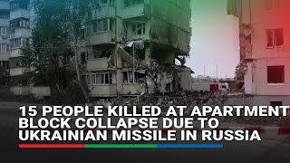 15 People Killed At Apartment Block Collapse Due To Ukrainian Missile In Russia