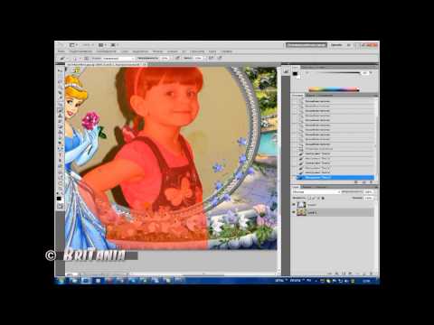 Фотошоп как вставить врамку