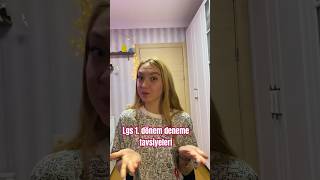 Lgs 1. Dönem Deneme Tavsiyeleriii