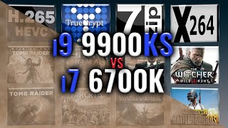 Intel I9 9900Ks Vs I7 6700K Benchmarks Test Review Gaming 15 Tests