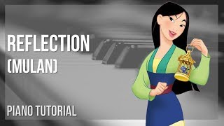 How To Play Reflection Mulan By Christina Aguilera On Piano Tutorial