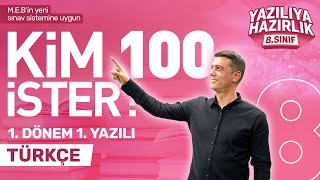 Ki̇m 100 İster? 8. Sınıf Türkçe 1. Dönem 1. Yazılıya Hazırlık - 2025-2026 Sınav Full Tekrar