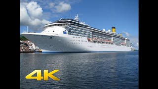 Costa Mediterranea Full Movie Ultra HD Greek Islands Santorini Mykonos Croatia Italia Ship Tour 4k