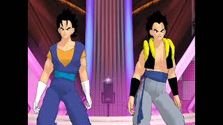 Dragon Ball Z Vegetio And Gogeta Chocolate Cream Mmd