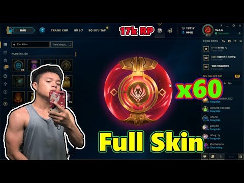 Review Nick LMHT Full Skin 17k RP Và Mở 60 Viên MSI Chúc Mừng PVB Xách Vali Đến Hà Nội | Vũ Liz LMHT