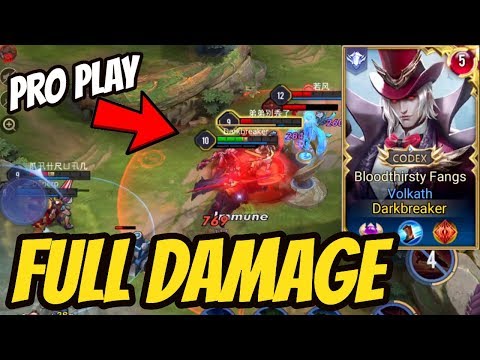 VOLKATH SOLO LANE FULL DAMAGE BUILD | AoV | 傳說對決 | RoV | Liên Quân Mobile