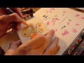Speed painting with UNI Posca & Molotow markers