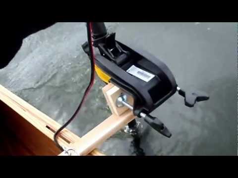 To Make A Electric Trolling Motor Mount,/outboard Bracket For Canoe 