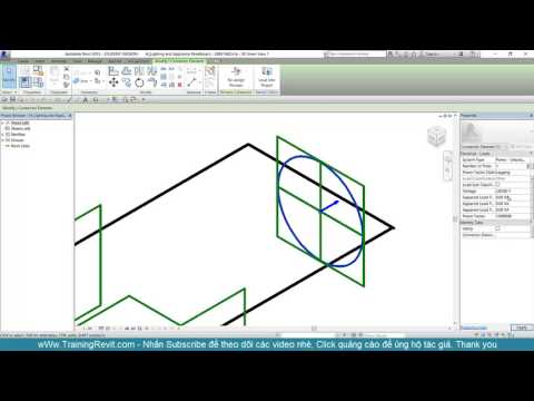 Hướng dẫn vẽ hệ thống điện chiếu sáng cơ bản Revit