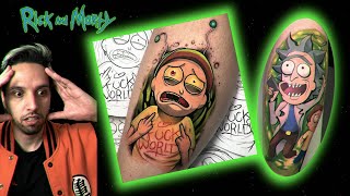 Top 10 Tatuagem - Rick And Morty - Top 10 Tattoo