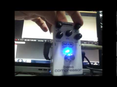 Teste MXR bass compressor