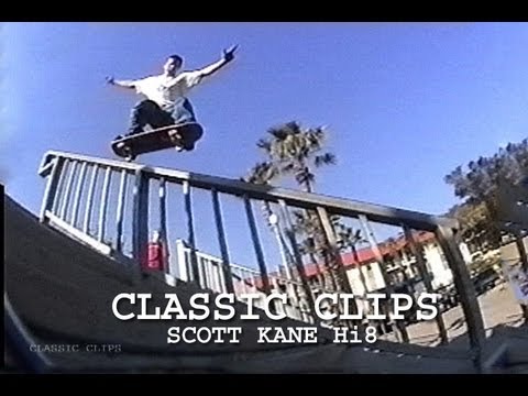 Scott Kane Skateboarding Classic Clips #97 Hi 8 Part